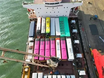 Serviços de transporte a granel de quebra de ônibus usados ​​​​da China